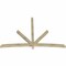 Ekena Millwork Alberta Rough Sawn Timber Gable Bracket, Douglas Fir, 108"W x 72"H x 4"D x 4"F, 16/12 Pitch GBW108X72X0404ALB00RDF - alternate 2